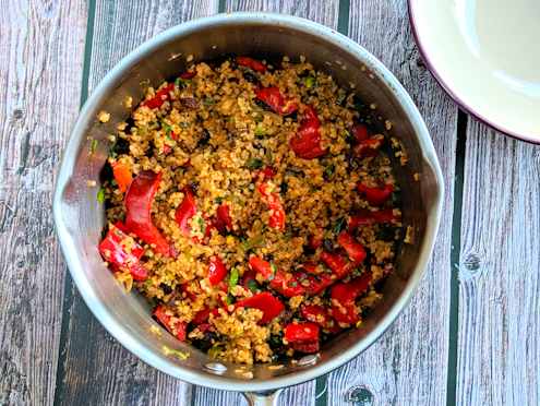 Bulgur Wheat Salad With Chorizo And Runner Beans | Recipe | Cuisine Fiend